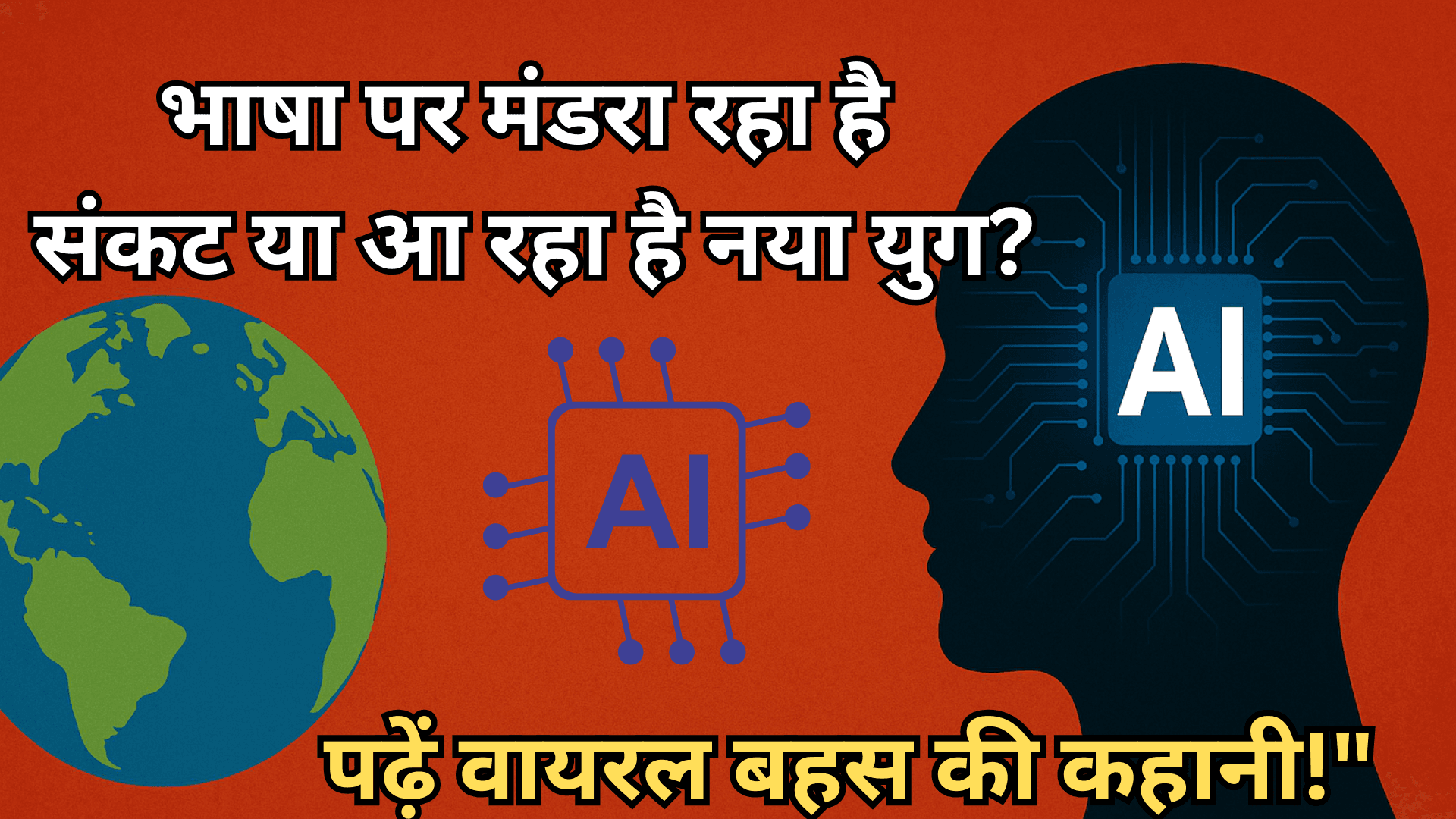 भाषा पर मंडरा रहा है संकट या आ रहा है नया युग? पढ़ें वायरल बहस की कहानी!