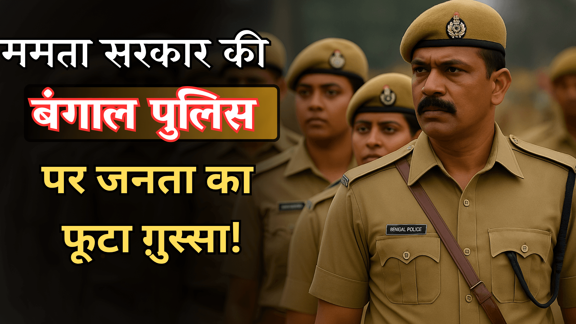 ममता सरकार की बंगाल पुलिस पर जनता का फूटा ग़ुस्सा!