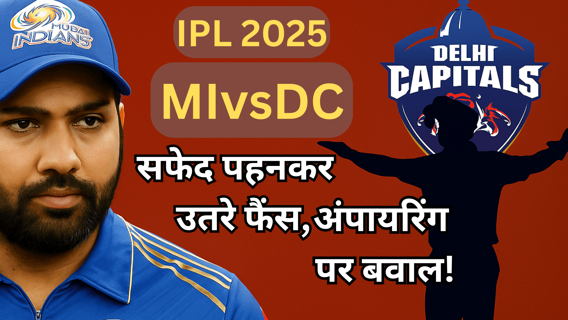 Rohit के लिए सफेद पहनकर मैदान में उतरे फैंस, जानिए वजह