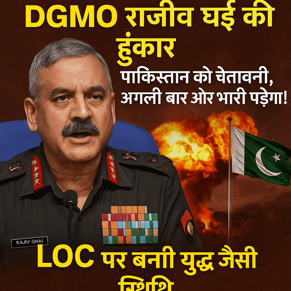 DGMO राजीव घई का बड़ा खुलासा: 100 से ज्यादा आतंकियों का खात्मा!