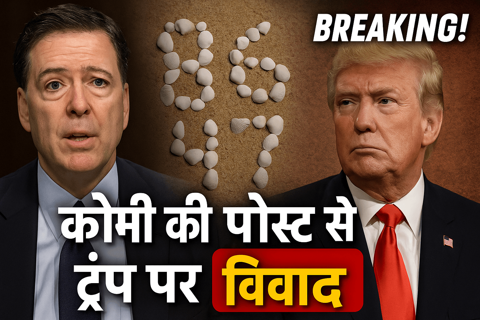 क्या जेम्स कोमी ने दी ट्रंप को धमकी? इंस्टाग्राम पोस्ट से मचा बवाल!
